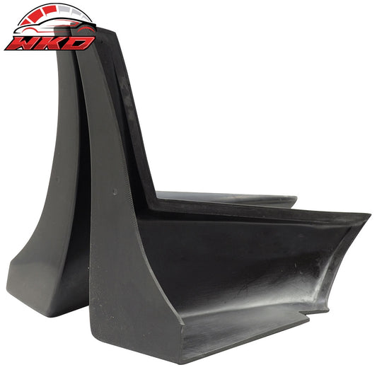 10-12 Ford Mustang V6 2PCS Rear Bumper Lip Side Splitter Winglet Aprons PU | Wholesale