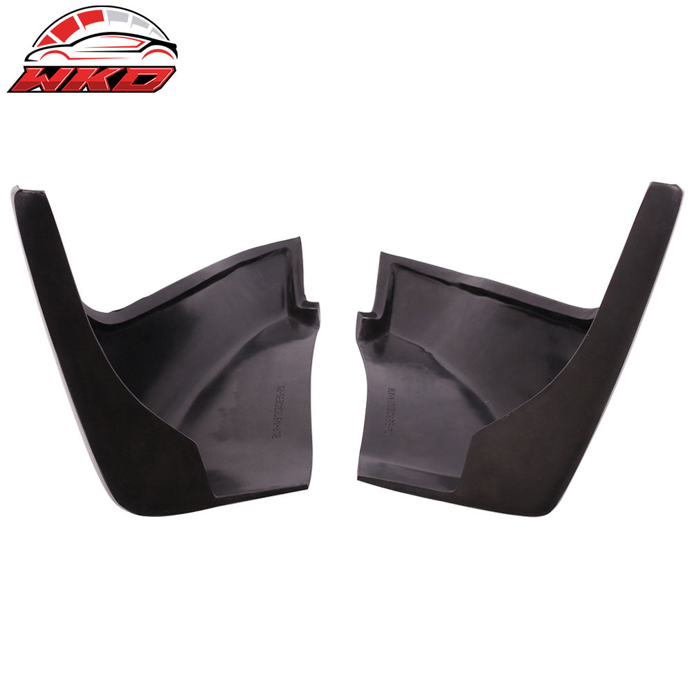 Fits 09-19 Nissan 370Z Rear Bumper Underbody Side Splitter Corner Aprons Spat PU