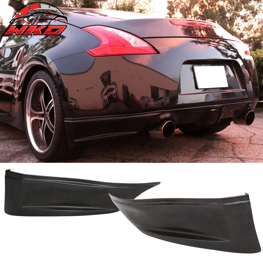 Fits 09-20 Nissan 370Z SS Style Rear Aprons Spat Rear Bumper Lip - PU