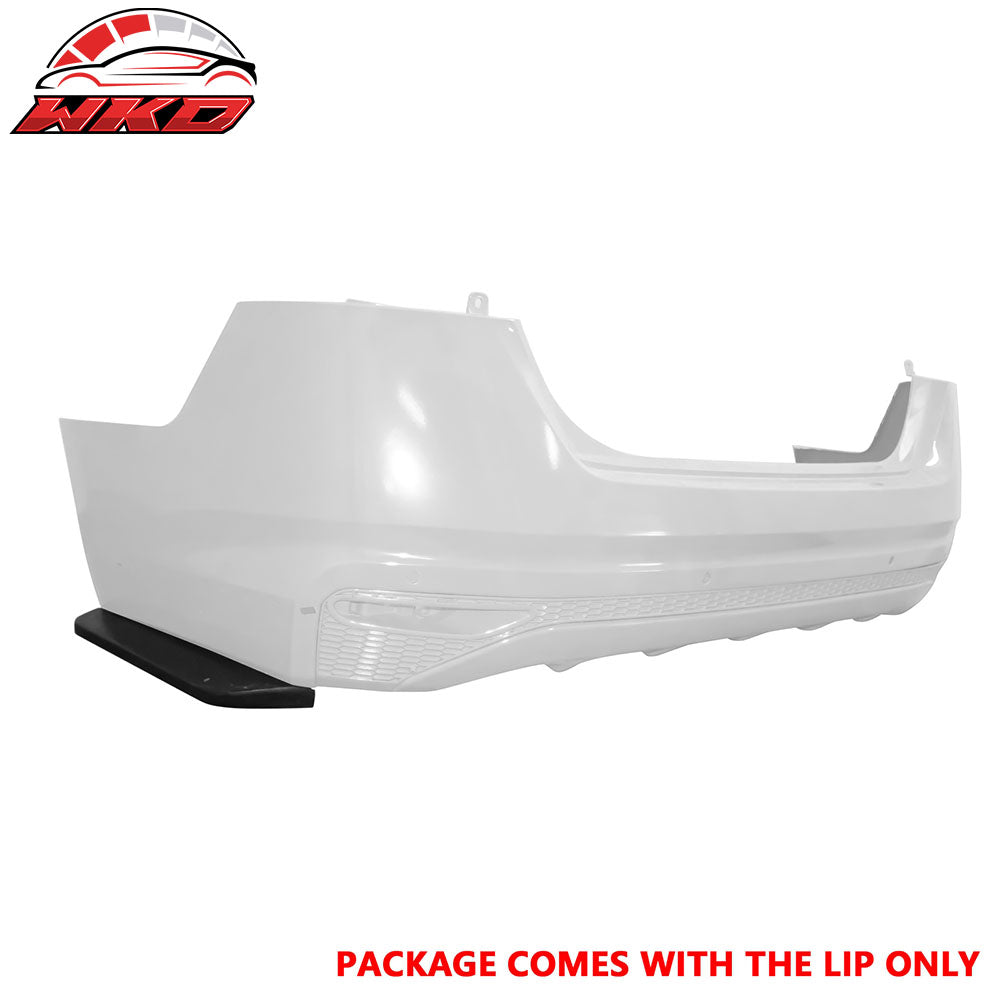 Fits 19-24 Nissan Altima IK Style Rear Bumper Lip Splitter Aero Kit Unpainted PU