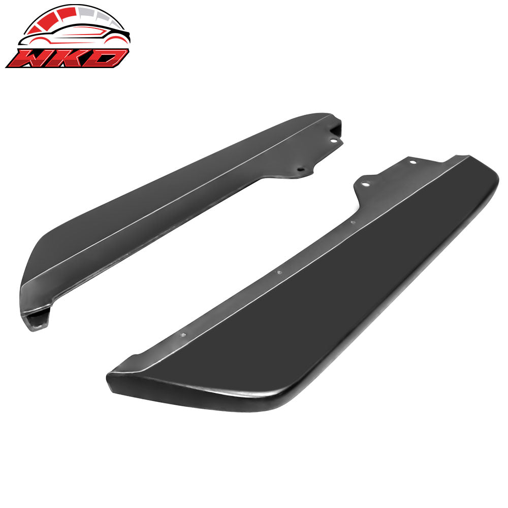 Fits 19-24 Nissan Altima IK Style Rear Bumper Lip Splitter Aero Kit Unpainted PU