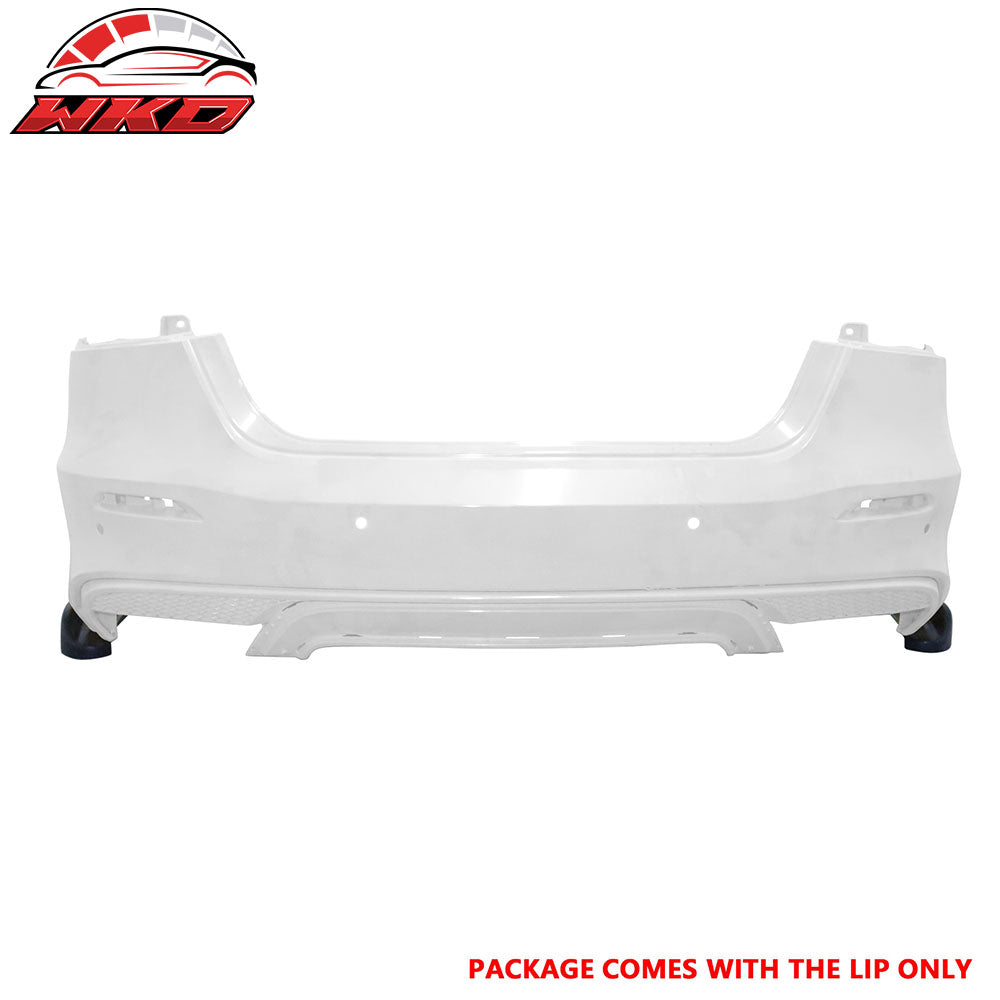 Fits 19-23 Nissan Maxima APR Style 2PCS Rear Bumper Lip Splitter Unpainted PU