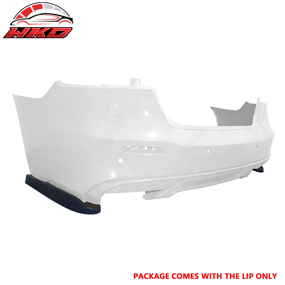 Fits 19-23 Nissan Maxima APR Style 2PCS Rear Bumper Lip Splitter Unpainted PU