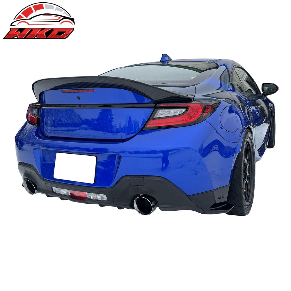 Fits 22-26 Toyota GR86/Subaru BRZ STI Style Rear Bumper Side Apron Splitters PP