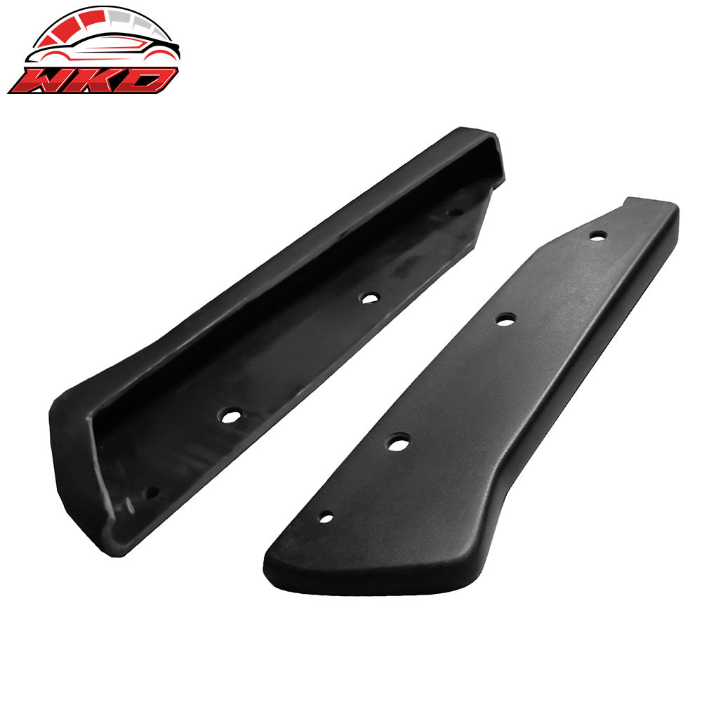 Fits 00-03 Honda S2000 AP1 CS Style Rear Bumper Lip Corner Apron Black PU - 2PCS