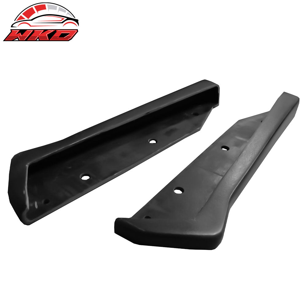 Fits 00-03 Honda S2000 AP1 CS Style Rear Bumper Lip Corner Apron Black PU - 2PCS