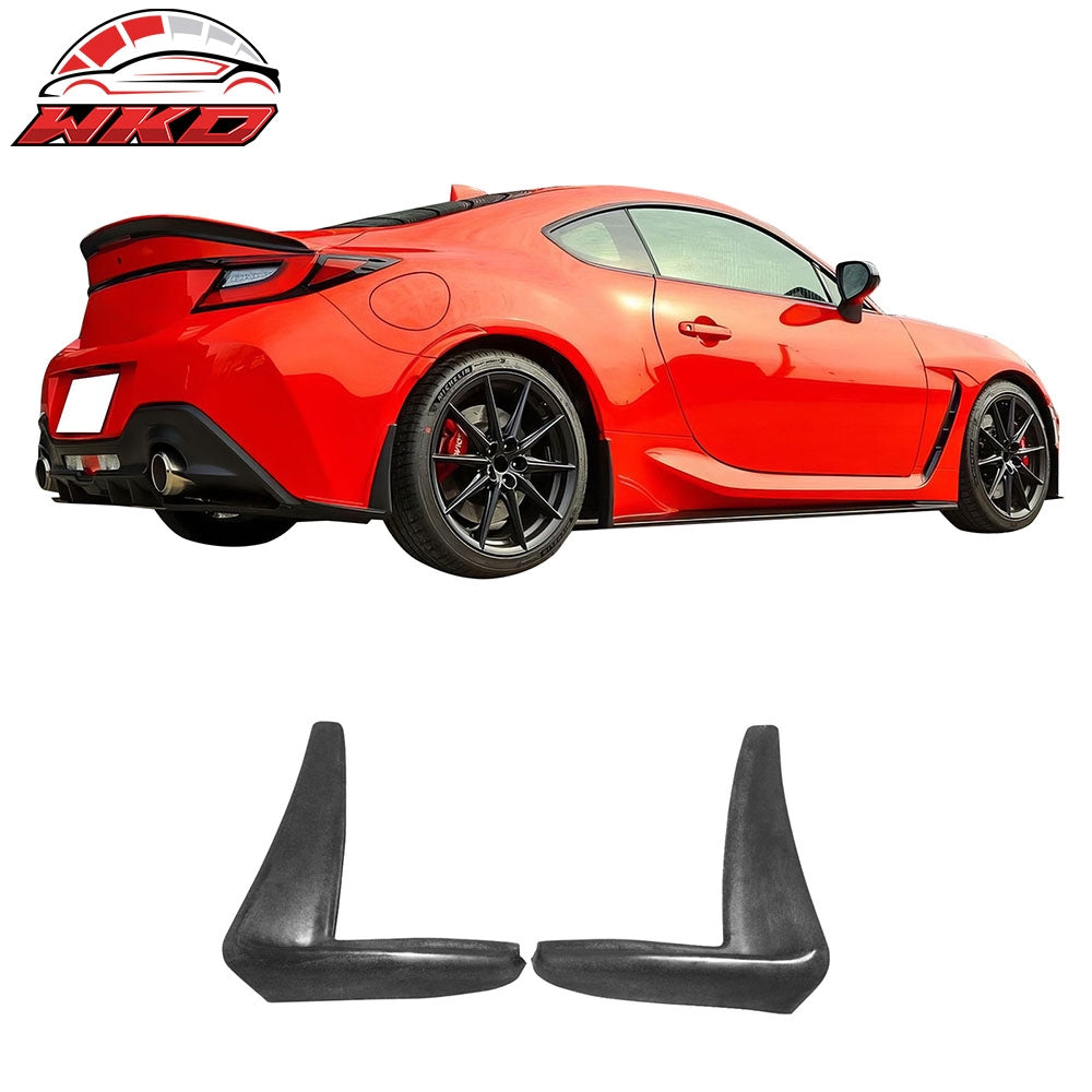 Fits 22-26 Toyota GR86/Subaru BRZ Rear Bumper Aprons Akea Style Corner Diffuser