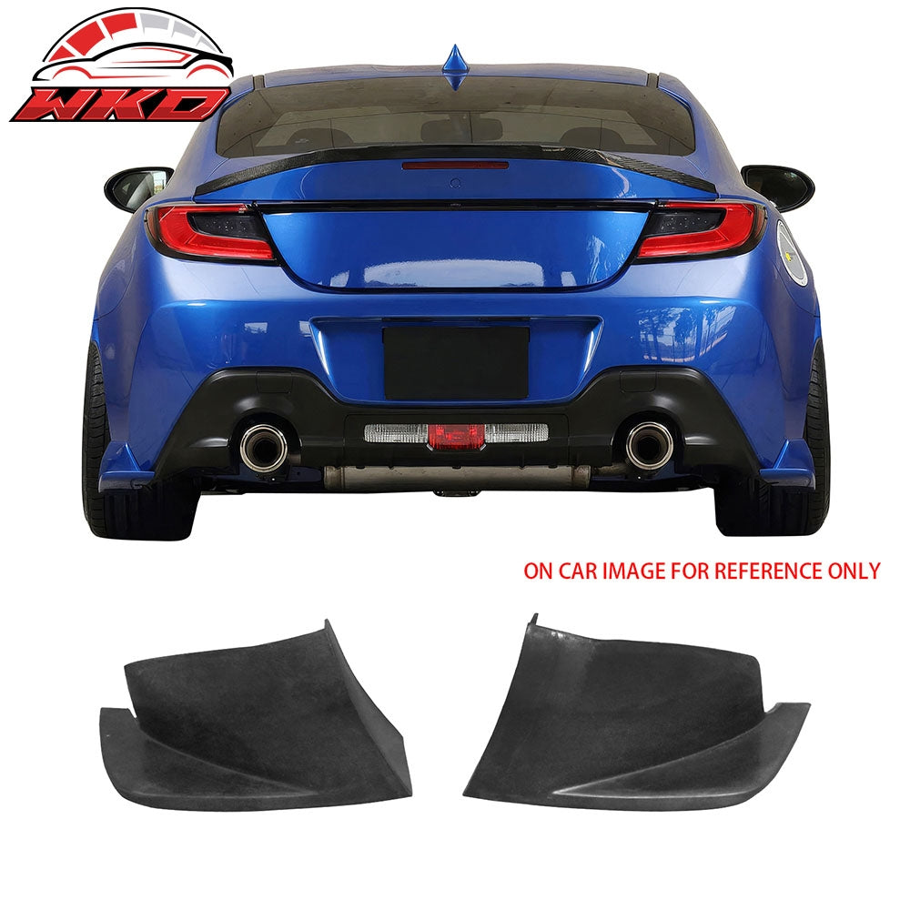 Fits 22-26 Toyota GR86/Subaru BRZ Rear Bumper Aprons CS Style Corner Diffuser