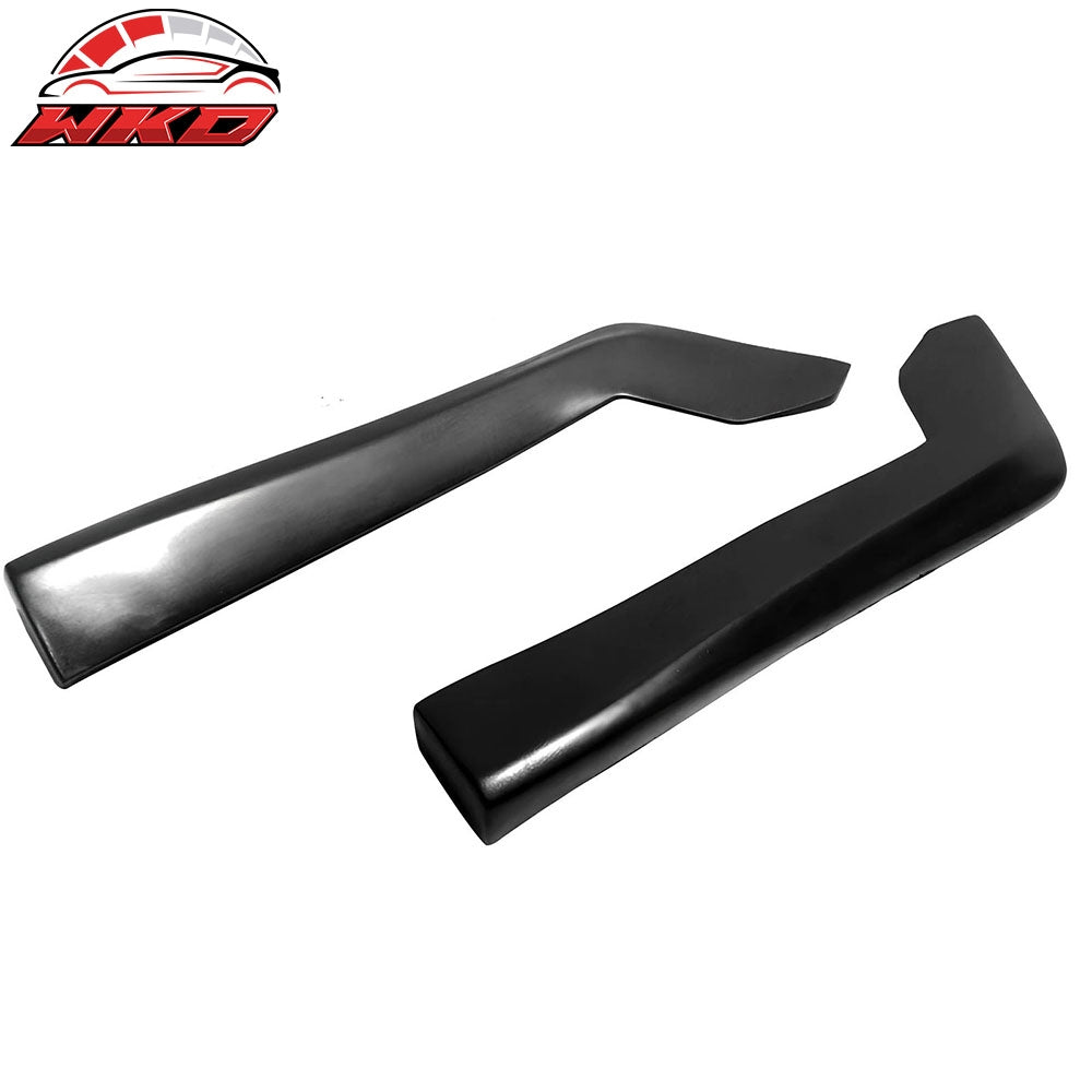 17" x 7" DT Style Rear Bumper Lip Side Corner Aprons Canard Caps PU | Wholesale