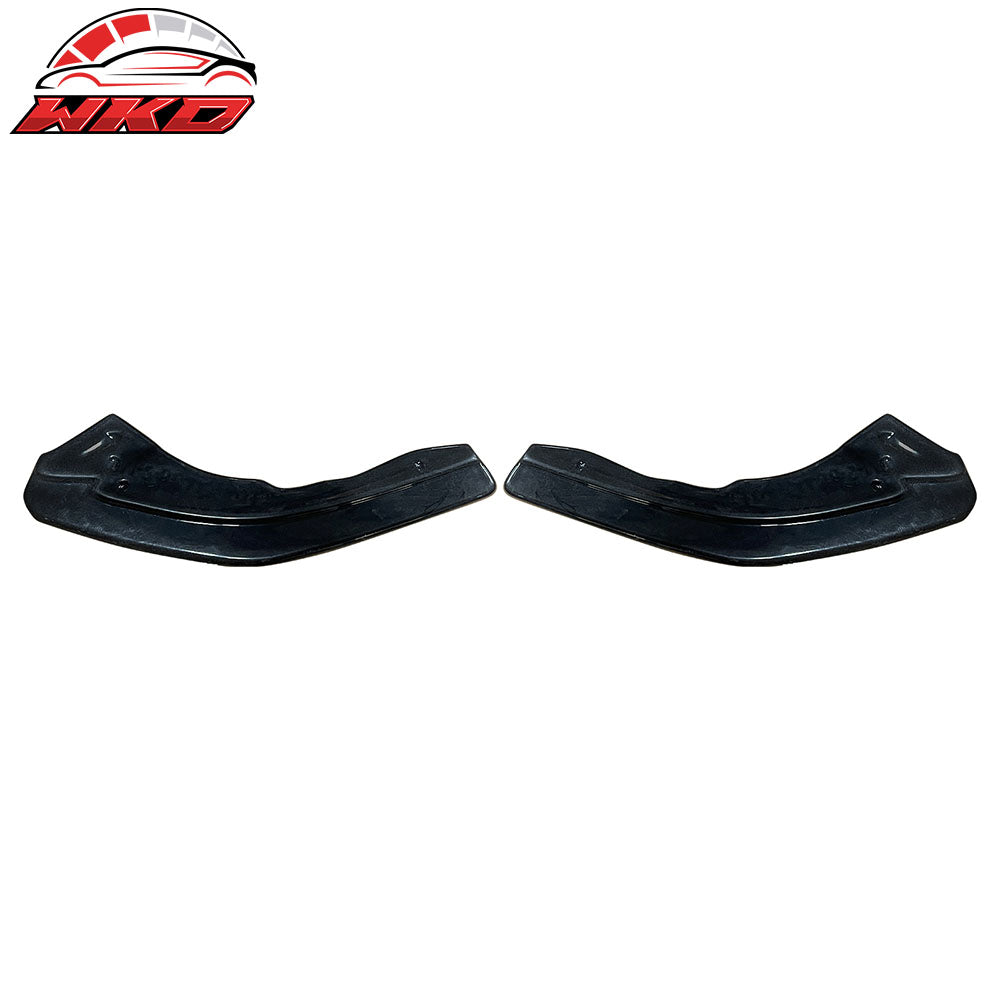 Wholesale 16-22 BMW F87 M2 Rear Bumper Lip Corner Aprons Unpainted Black PU - 2PCS