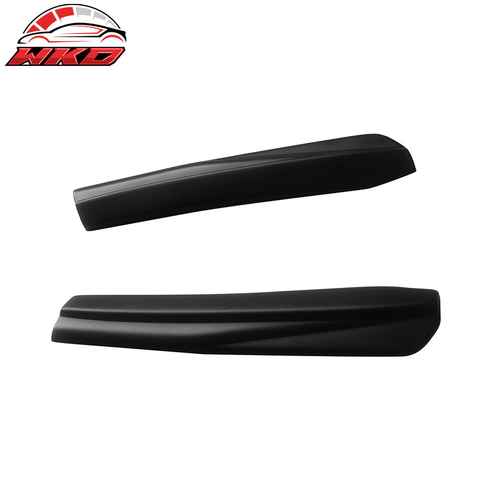 Fits 24-26 Ford Mustang 7th Dark Horse IKON Style Matte Black Rear Bumper Aprons