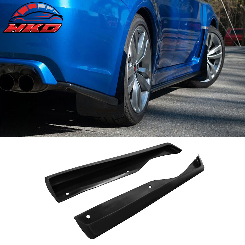 For 11-14 Subaru Impreza JDM Style Rear Side Corner Aprons + Front Bumper Lip PU