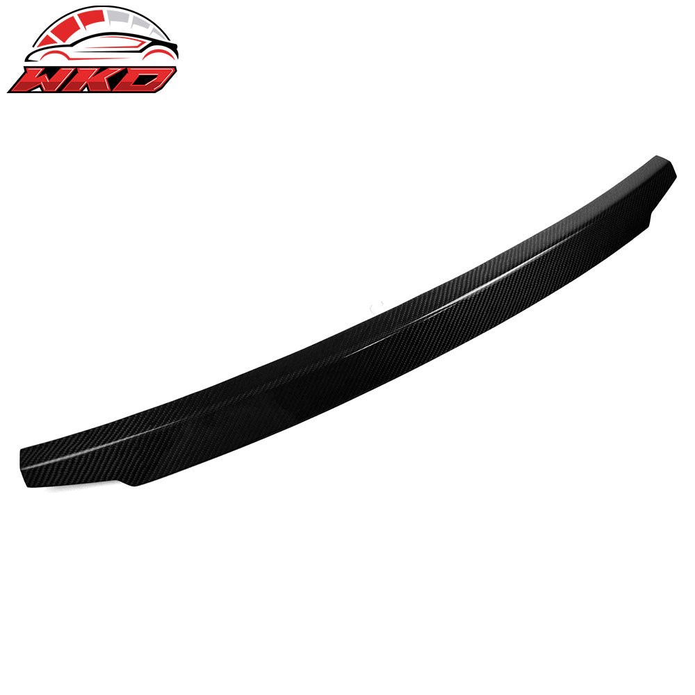 Closeout! Fits 15-18 Audi Q3 Rear Bumper Protector Step Plate Guard Carbon Fiber