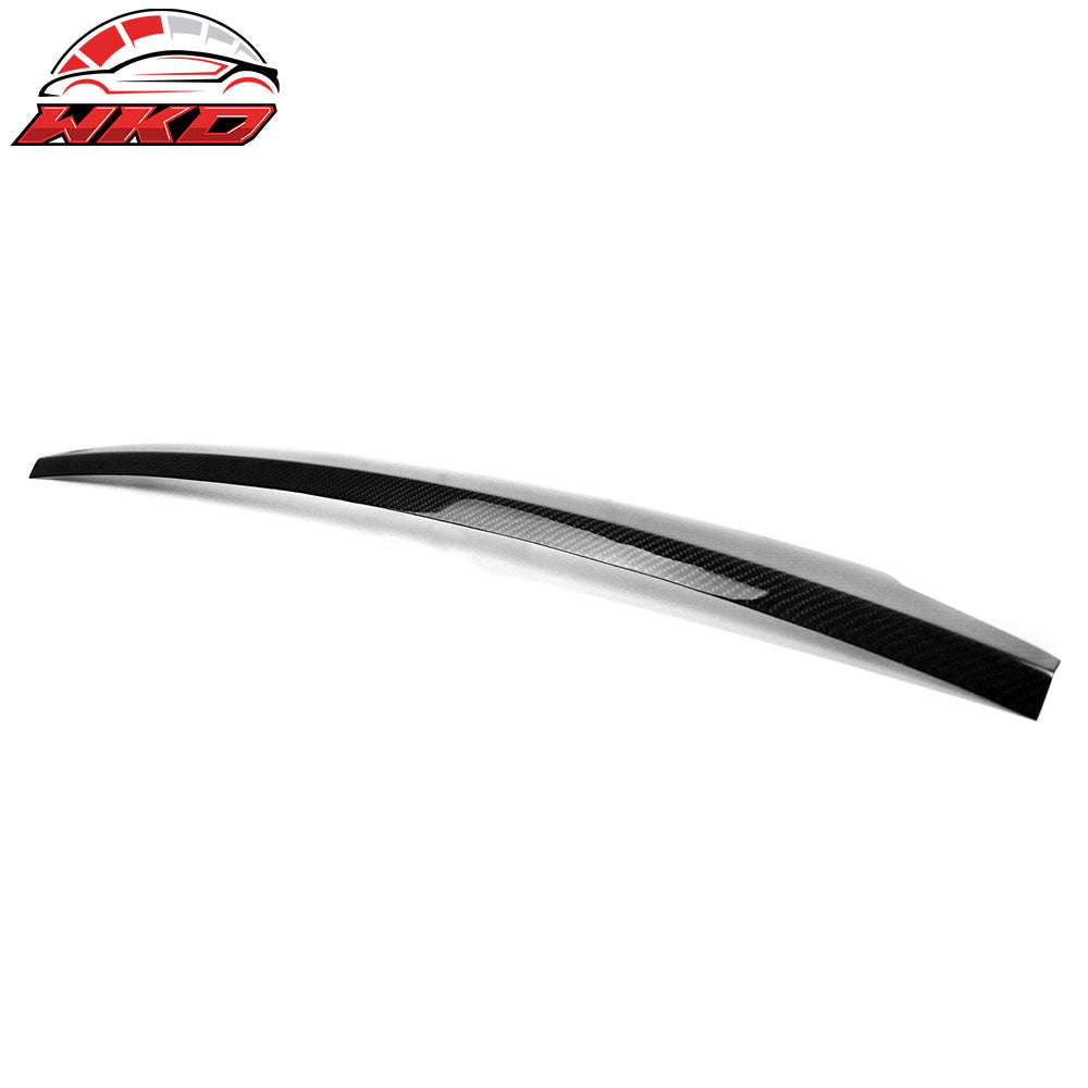 Closeout! Fits 15-18 Audi Q3 Rear Bumper Protector Step Plate Guard Carbon Fiber