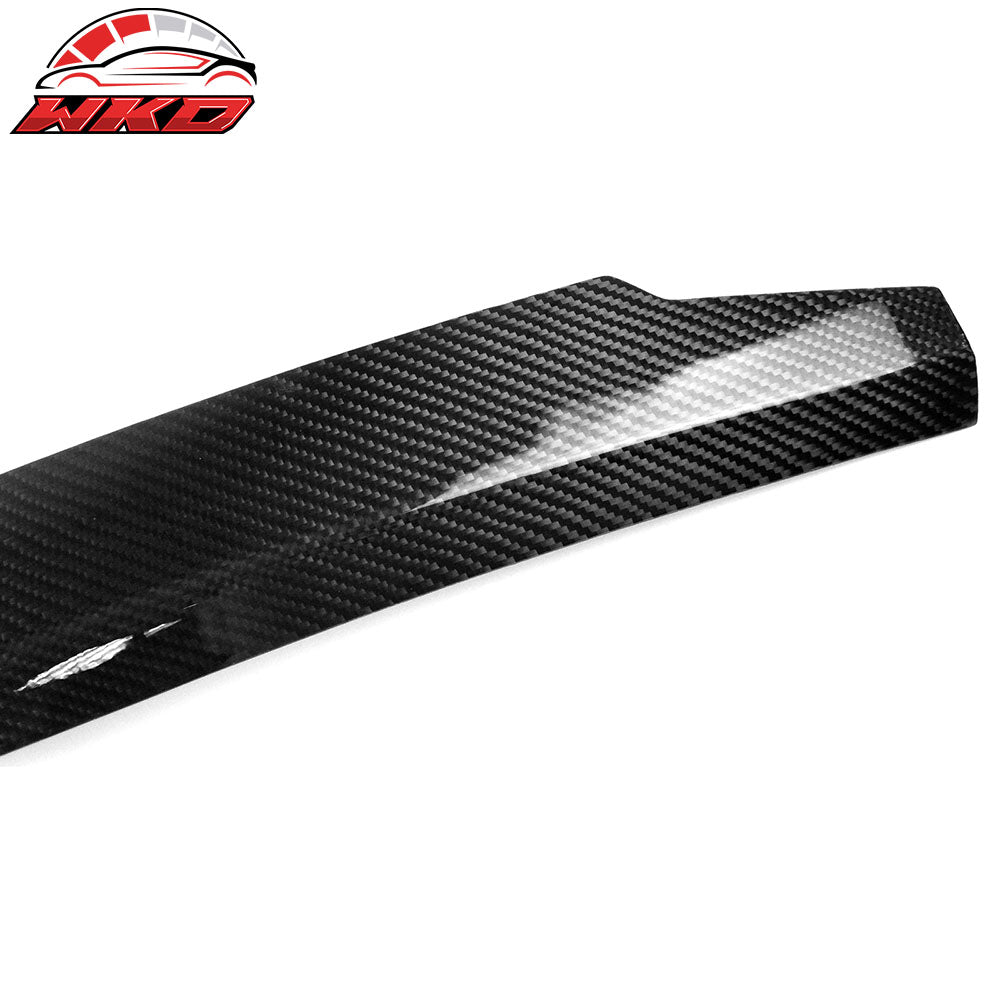 Closeout! Fits 15-18 Audi Q3 Rear Bumper Protector Step Plate Guard Carbon Fiber