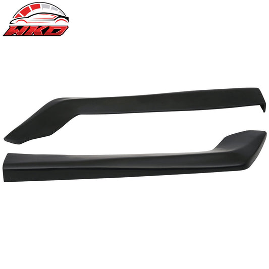 Universal 2PC HT Style 20" PU Rear Bumper Spats Side Apron Splitter Extension | Wholesale