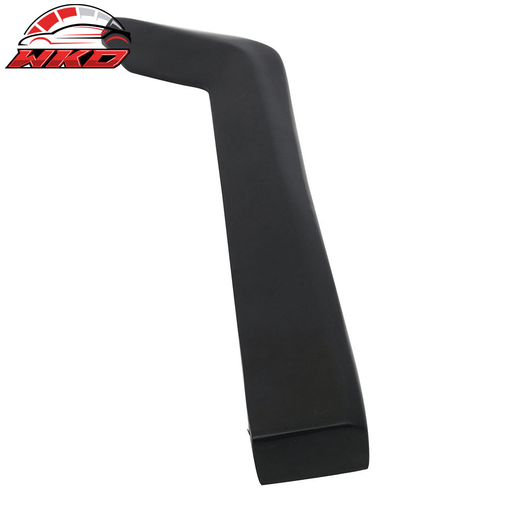 Universal 2PC HT Style 20" PU Rear Bumper Spats Side Apron Splitter Extension