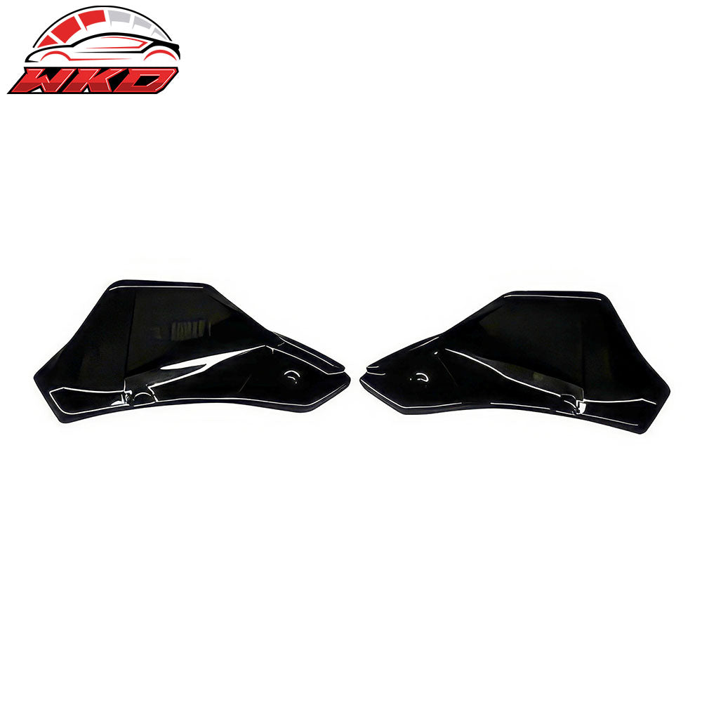 Fits 20-25 Toyota GR Supra A90 A91 Rear Bumper Splitters AG Style Gloss Black