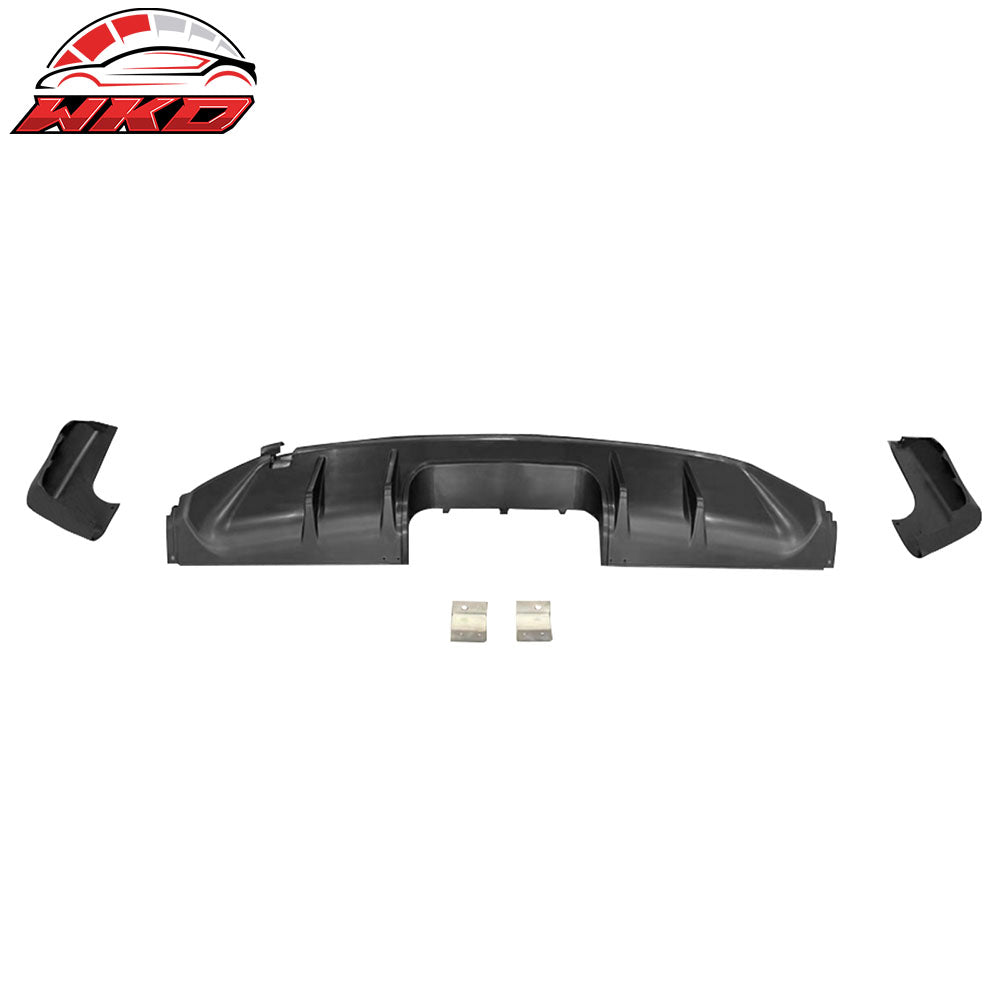 Fits 22-26 Honda Civic LX Sport Rear Bumper Type R Style +Diffuser +Exhaust Pipe