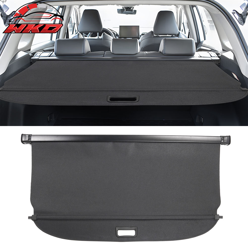 For 22-26 Toyota Corolla Cross Black Rear Security Tonneau Cargo Shade Cover PVC
