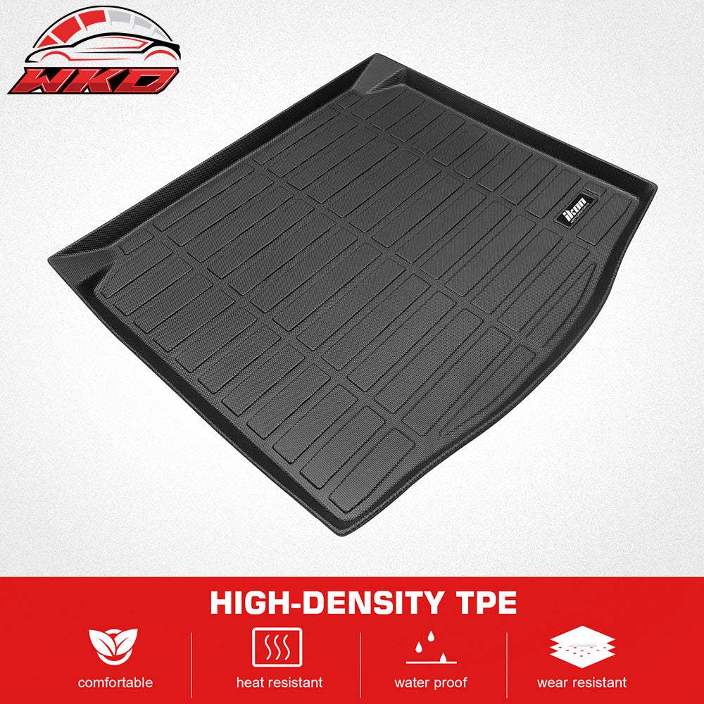 Fits 22-25 Toyota Corolla Cross FWD 3D TPE All Weather Rear Cargo Trunk Tray Mat