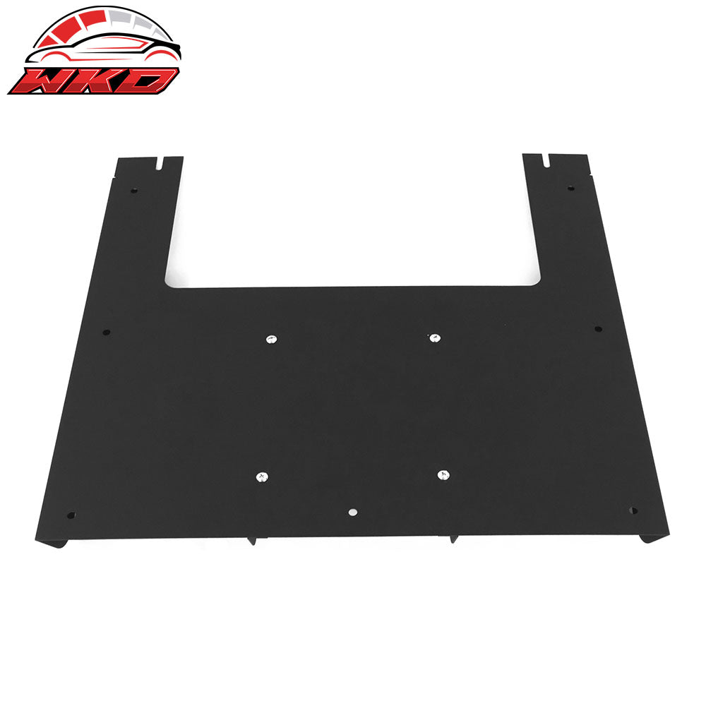 Universal Rear Bumper Diffuser Lip Splitter Shark Fins Aluminium