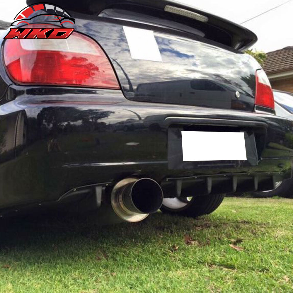 Fits 04-07 Subaru Impreza WRX / STi JDM Rear Diffuser Splitter - ABS