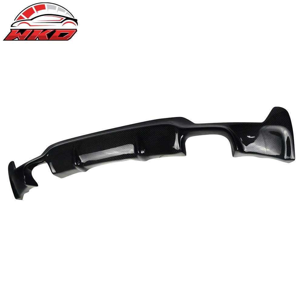 Closeout! Wholesale 14-20 BMW F32 M Sport Rear Bumper Diffuser V Style Carbon Fiber
