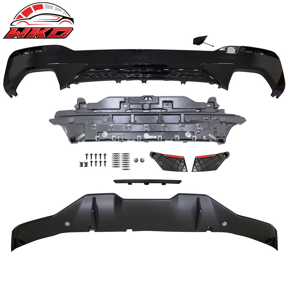21-23 BMW G30 G31 5-Series 530 540 MP Style Type 2 Rear Bumper Lip Diffuser | Wholesale