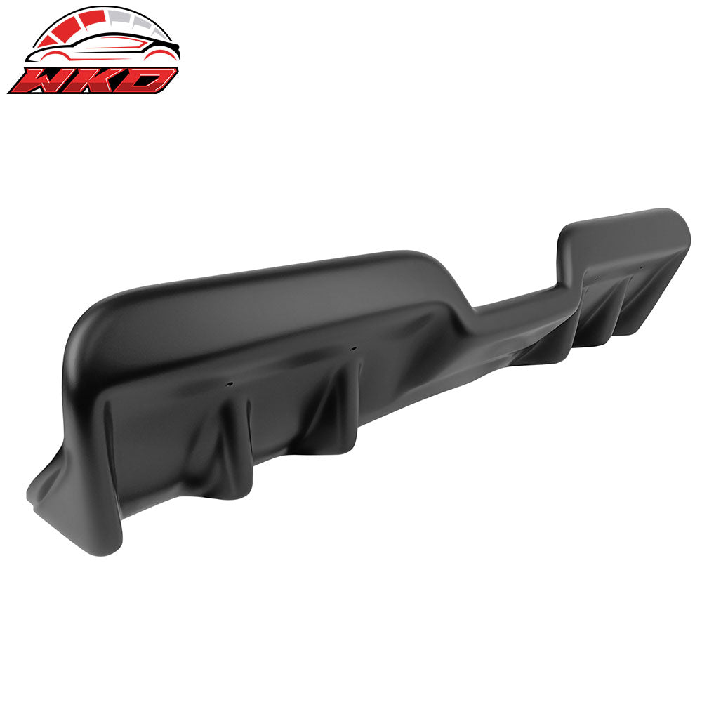 2015-21 Subaru WRX STI H Style Matte Black Rear Bumper Lip Diffuser Fin PP | Wholesale