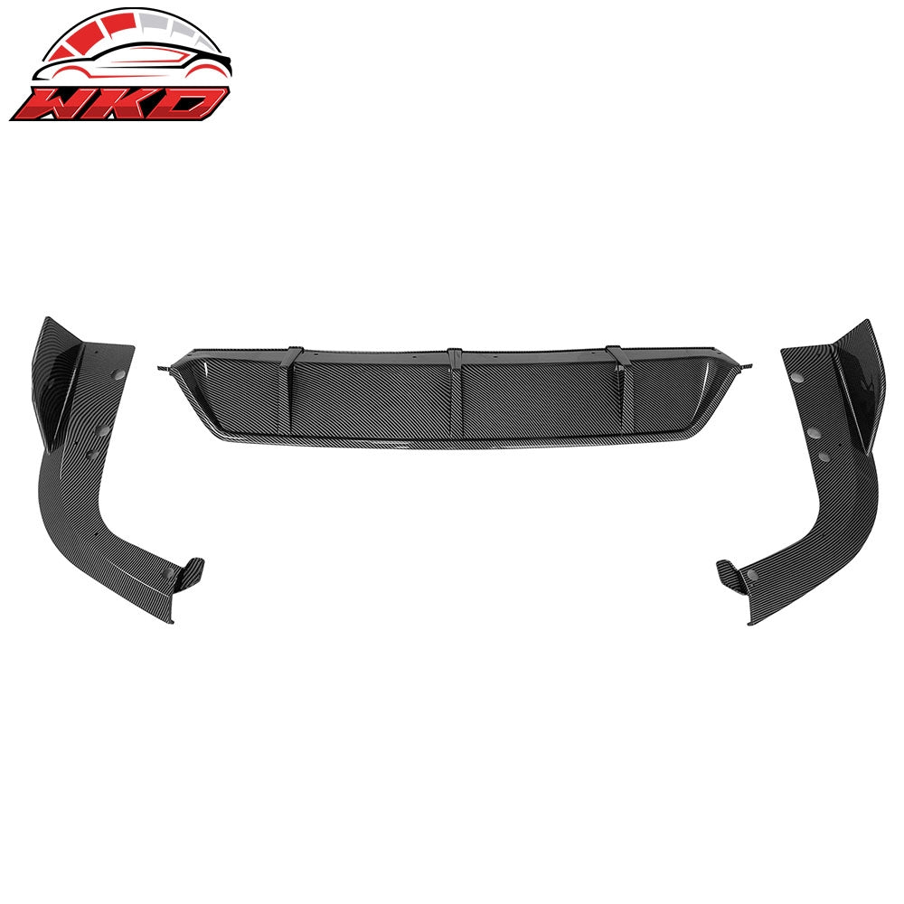 2019-26 BMW G05 X5 M Sport Rear Bumper Lip Diffuser Carbon Fiber Print 3PC | Wholesale