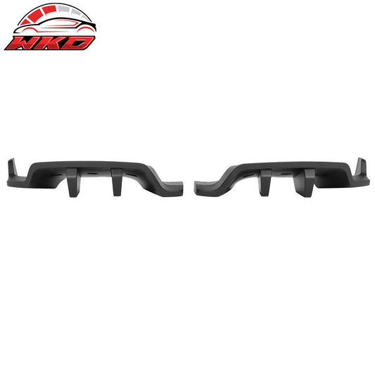 2014-19 Chevy Corvette C7 Stingray 2PCS Rear Bumper Diffuser Primer Black ABS | Wholesale