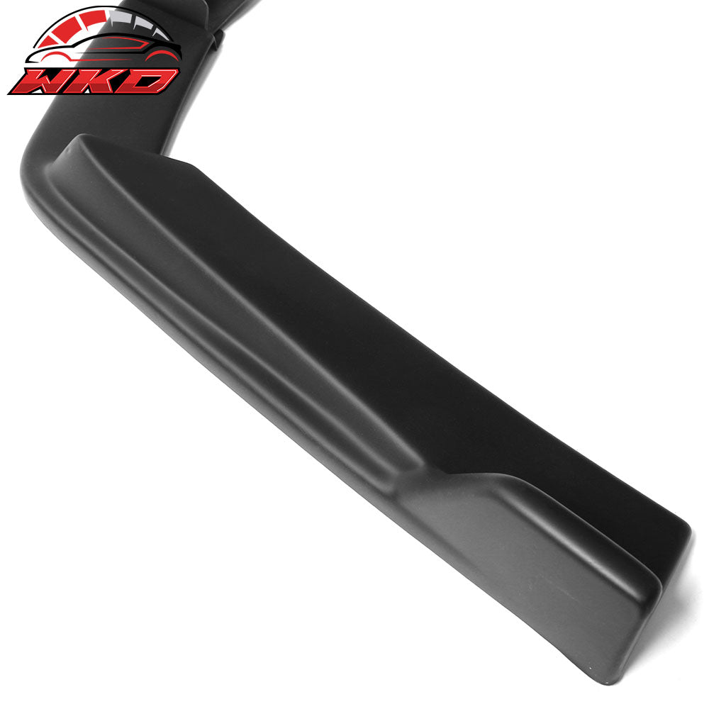 Fits 15-17 Ford Mustang HN Style Rear Bumper Lip Diffuser 3PC Matte Black - PP