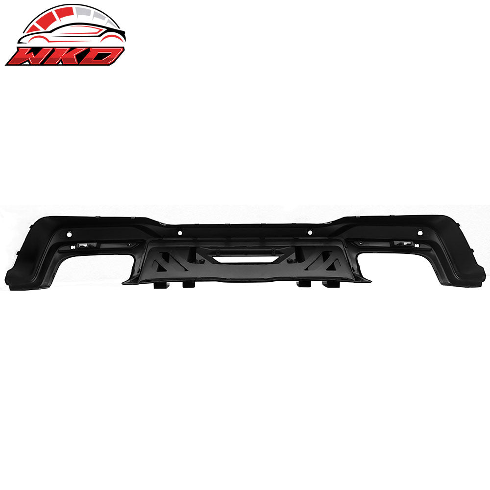 Fits 24-26 Mustang 7th Gen S650 Competition PP Rear Bumper Diffuser Gloss Black