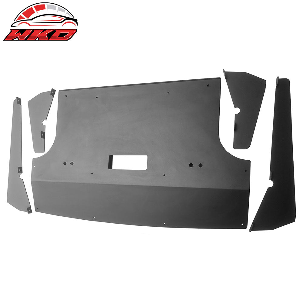 Fits 16-20 Honda Civic Coupe Rear Bumper Diffuser Lip AF Style Aluminum Spoiler