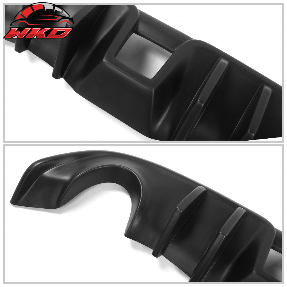 Fits 09-20 Nissan 370Z Rear Bumper Lip Diffuser Valance Vortex Shark 4 Fins - PP
