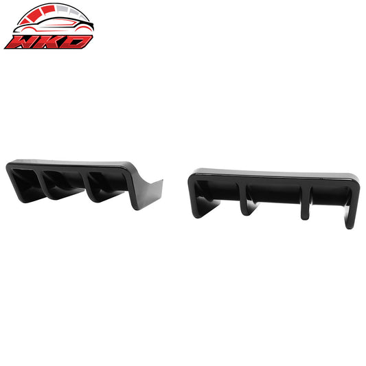 2022-26 Toyota GR86/Subaru BRZ JDM Style Gloss Black PP 2PC Rear Diffuser Fin | Wholesale