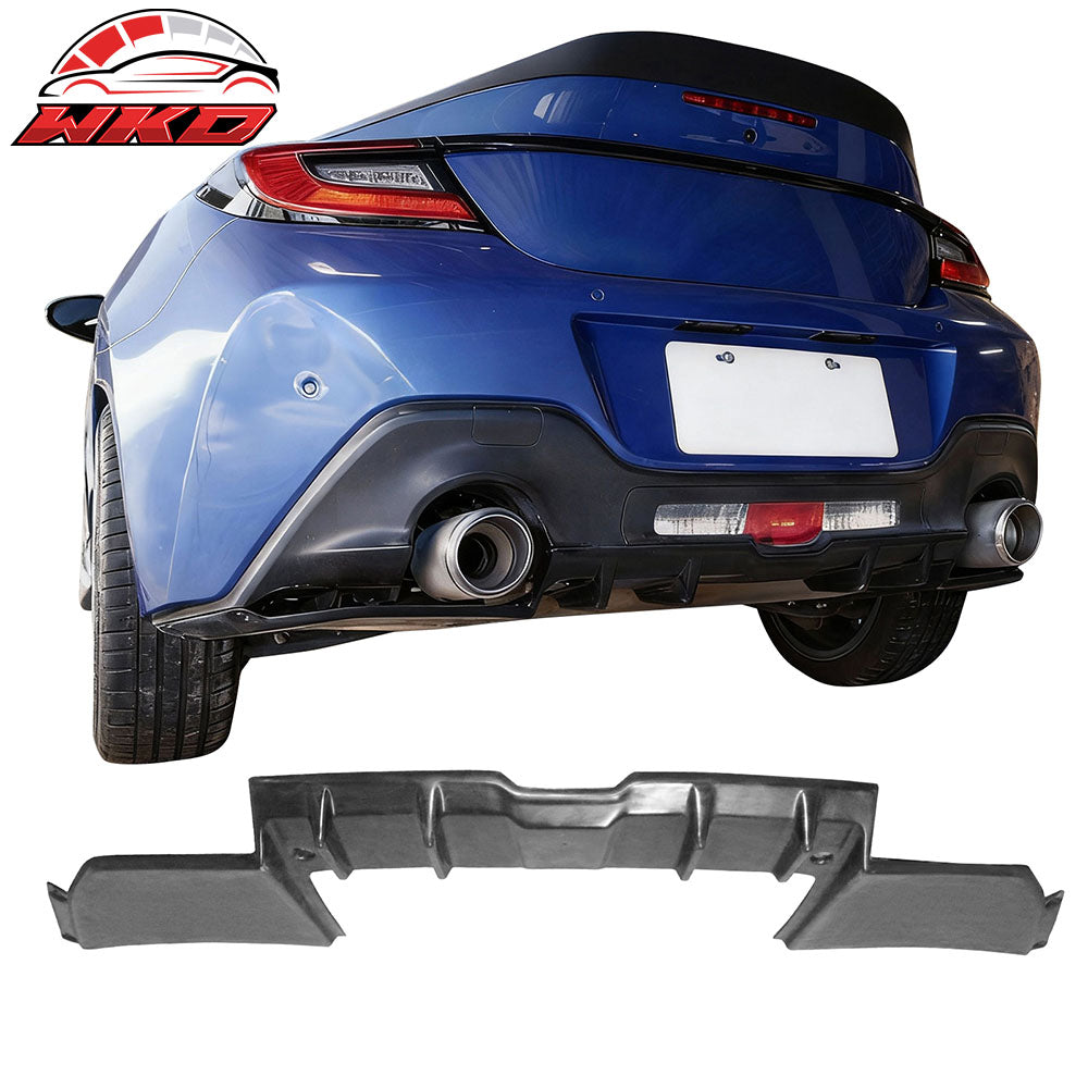 For 22-26 Toyota GR86/Subaru BRZ Rear Bumper Diffuser Akea Style PU Splitter Lip