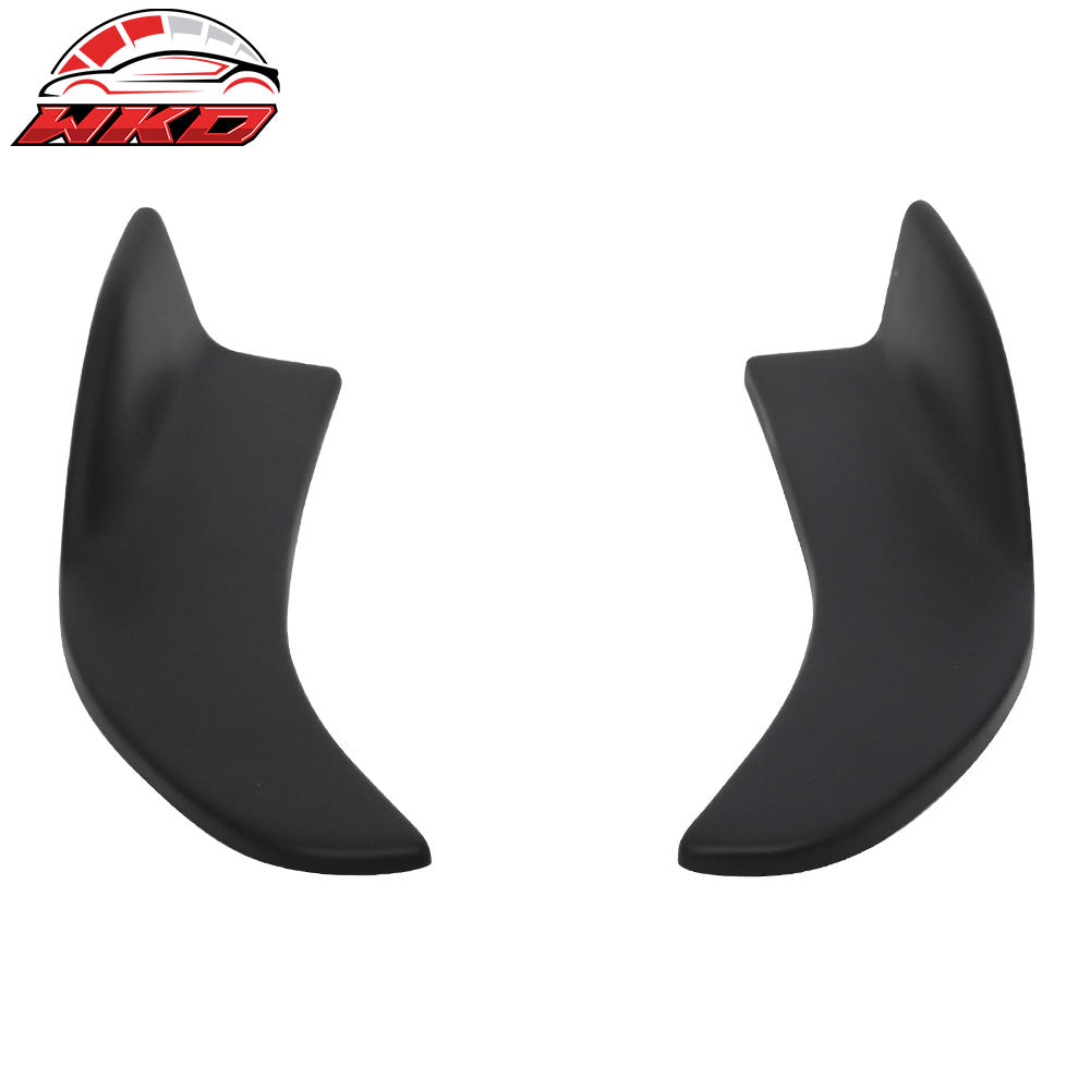 2x Universal Rear Bumper Lip Diffuser Spoiler Winglet Side Splitter Canard Guard
