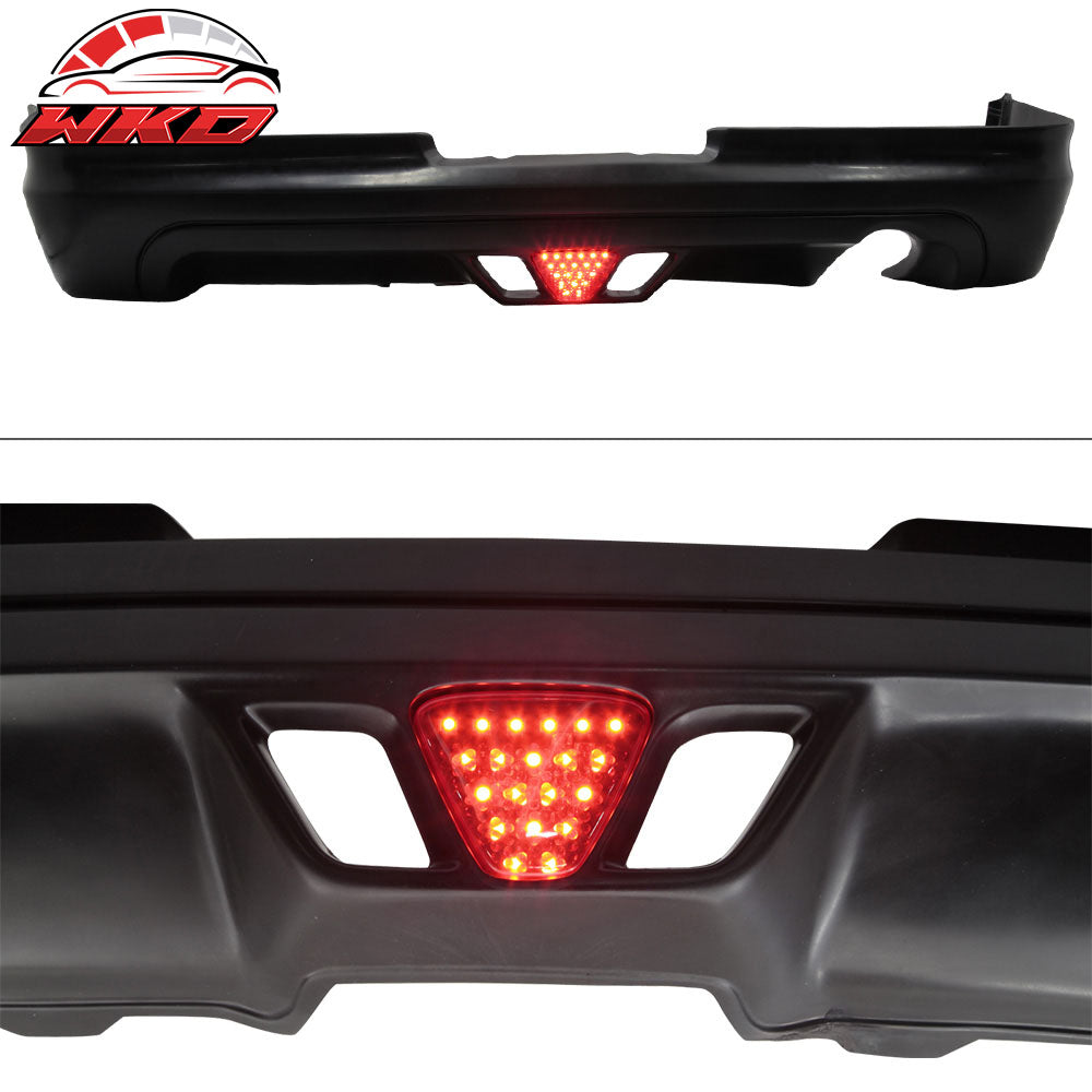 Fits 02-04 Acura RSX Mugen Style Rear Lip Spoiler Diffuser w/ LED Brake Light