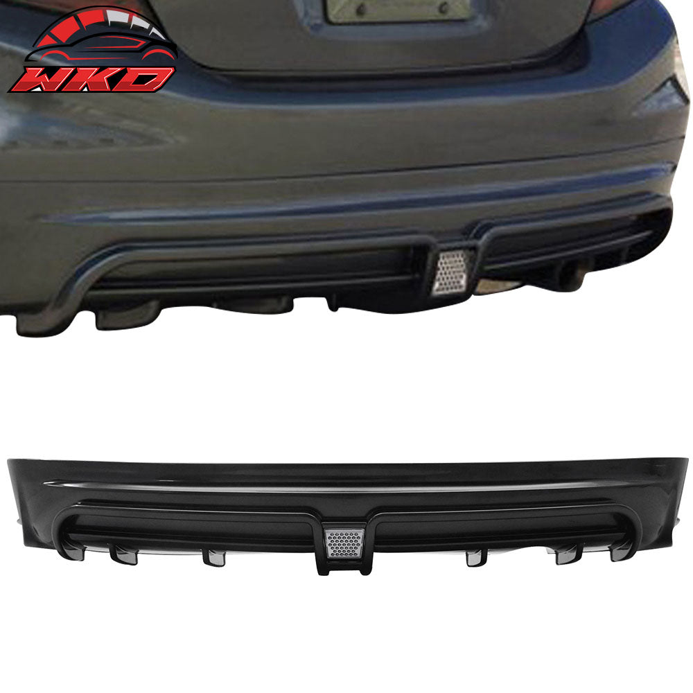 Fits 12-15 Honda Civic Sedan Mugen RR Rear Bumper Diffuser 3rd LED Brake Light