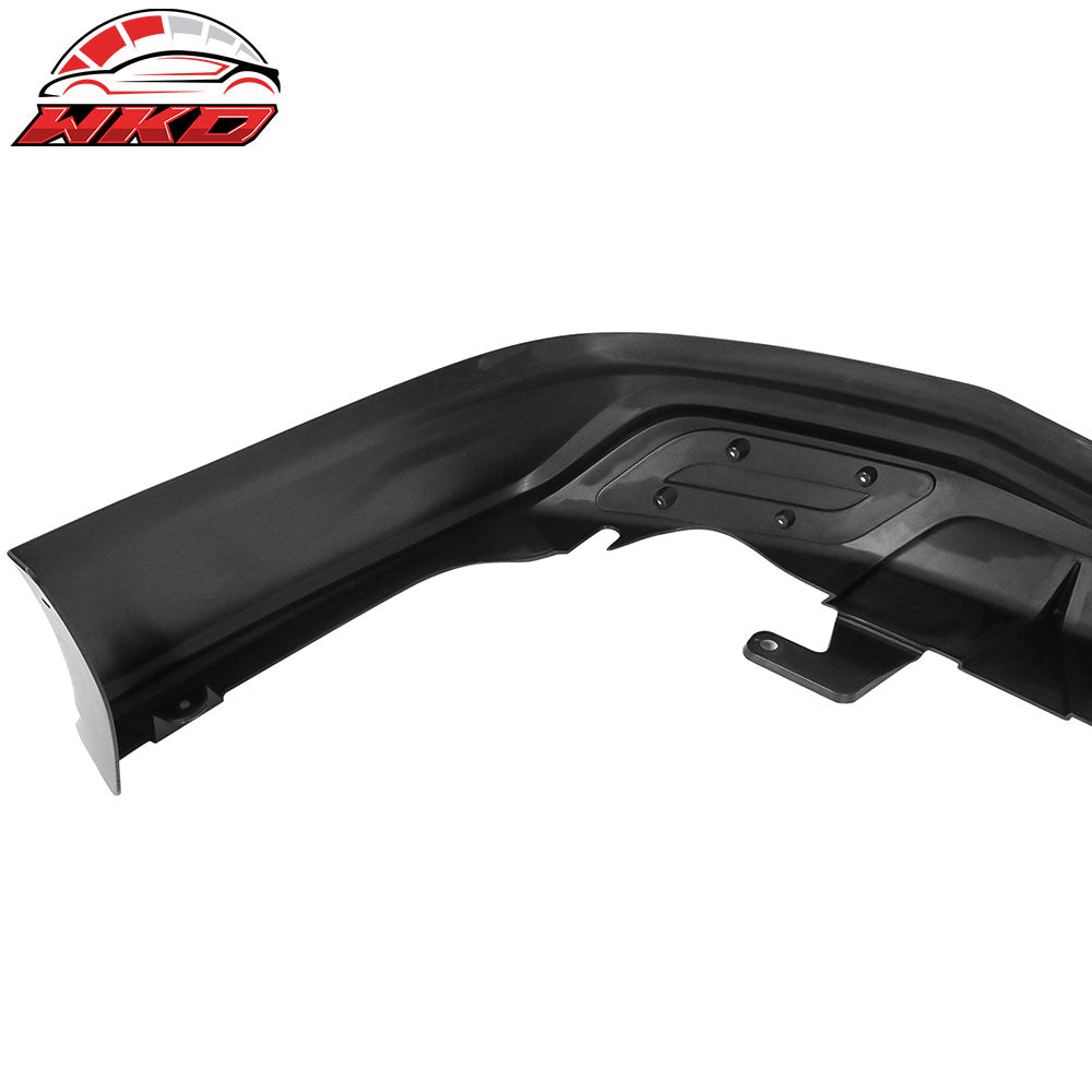 Fits 22-26 Honda Civic 11th Gen Sedan PP Rear Bumper Lip Diffuser W/ Muffler Tip
