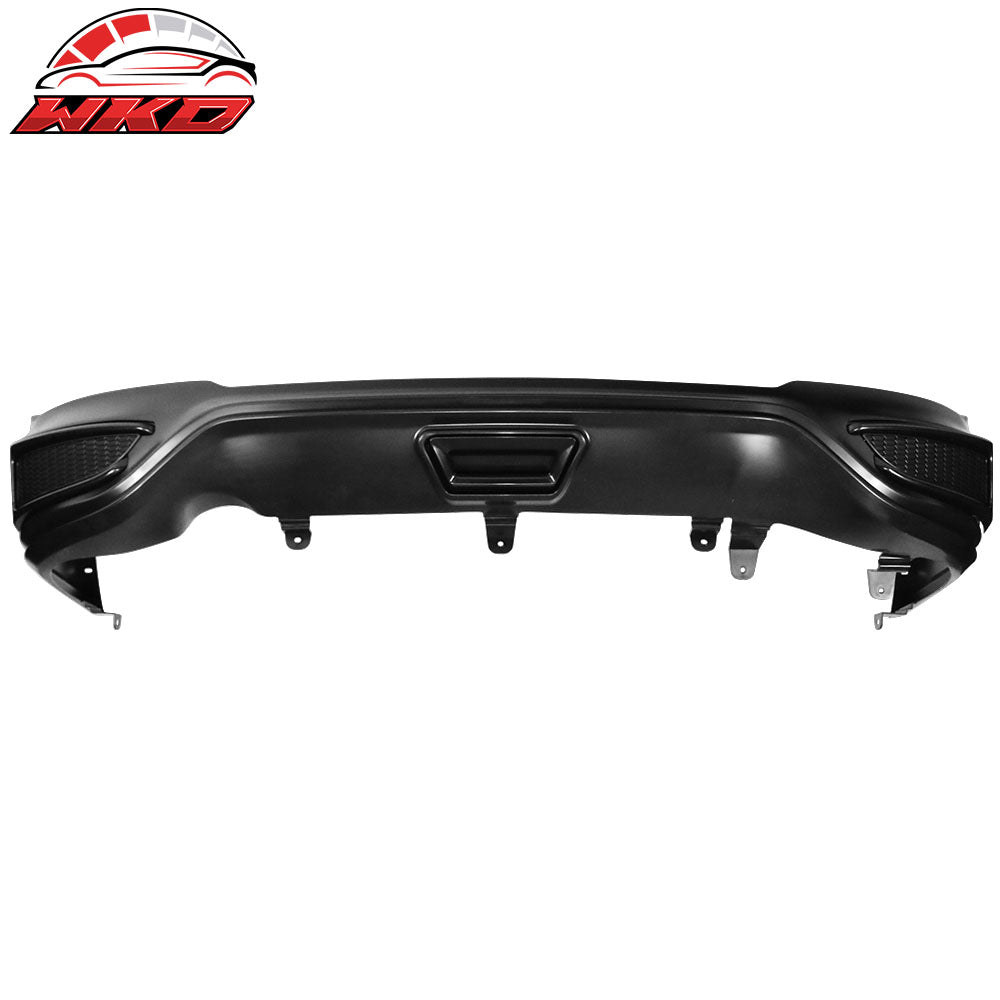 Fits 17-18 Hyundai Elantra SPW Style 6PCS Rear Bumper Lip Diffuser Unpainted PP