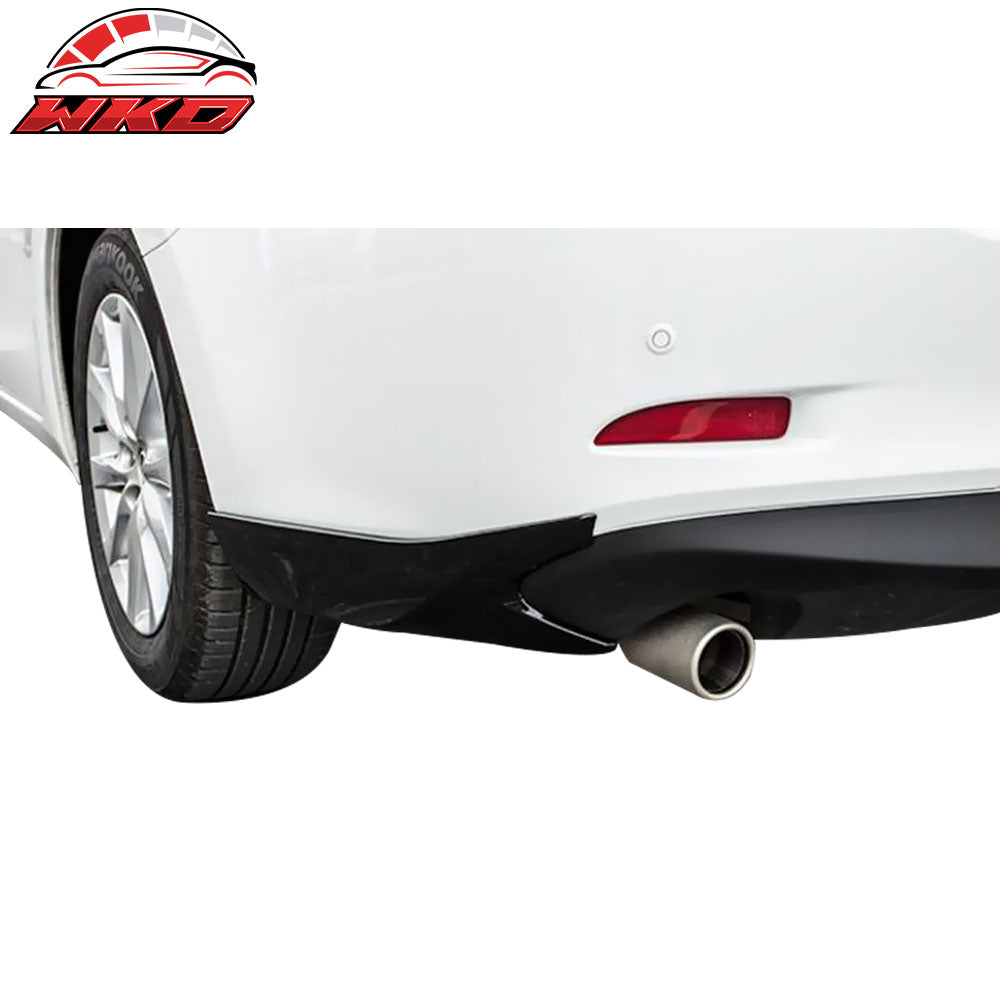 Fits 14-17 Mazda 6 2PCS Rear Bumper Lip Diffuser Splitter Aprons