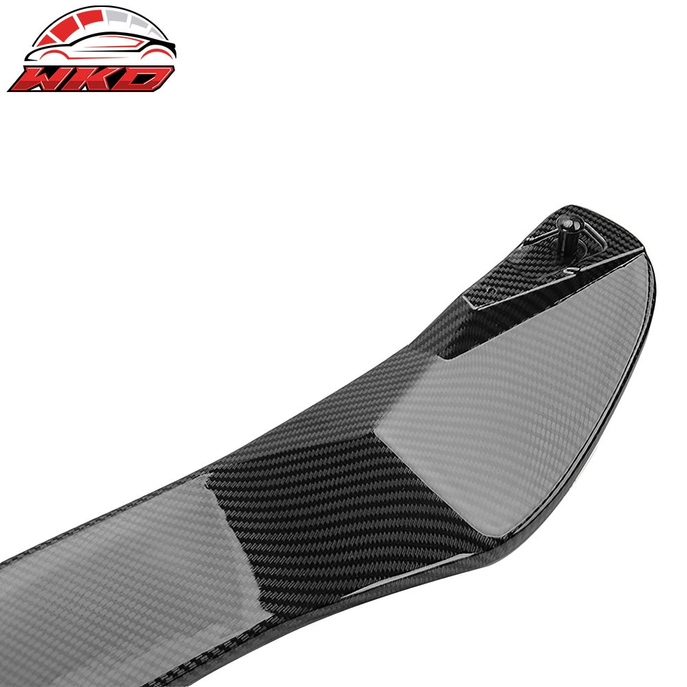 For 08-14 Subaru Impreza WRX 5DR STI Rear Bumper Lip Splitter Carbon Fiber Print