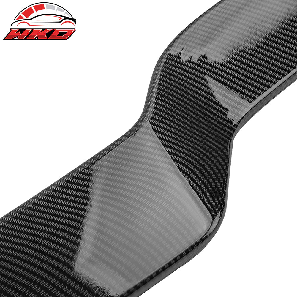 For 08-14 Subaru Impreza WRX 5DR STI Rear Bumper Lip Splitter Carbon Fiber Print