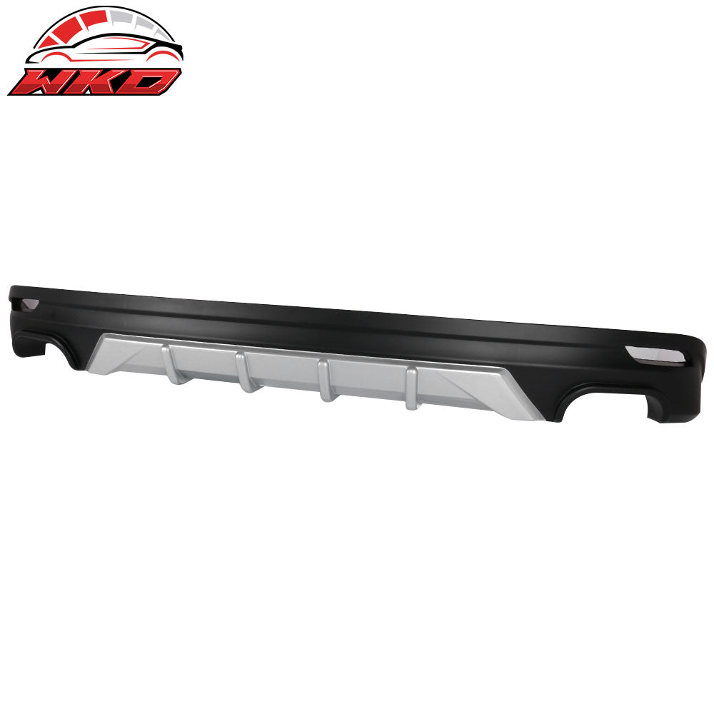 2018-24 Toyota Camry Rear Bumper Lip Diffuser Unpainted Black & Silver PP | Wholesale