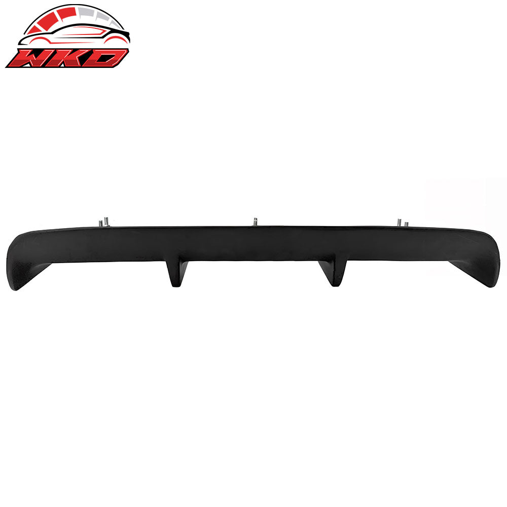 31"x9" MDA 4-Fin Rear Bumper Lip Splitter Protector Matte Black | Wholesale