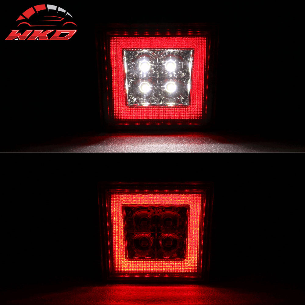 Fits 06-11 Honda Civic 4Dr Mugen RR Style Rear Bumper Diffuser W/3rd Brake Light