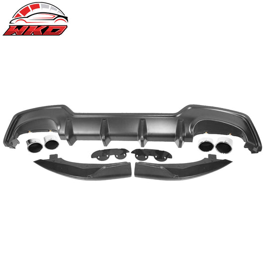 19-22 Corolla Hatchback ABS Rear Diffuser & Splitter & Dual Muffler Tip | Wholesale